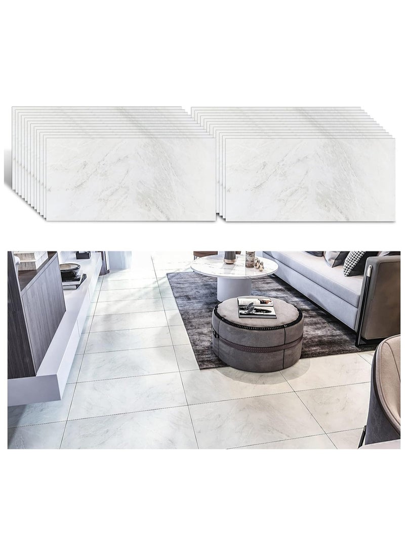 24pcs Marble Tile Stickers,Wall Sticker Self-adhesive,3D Wall Panel,15.7"x31.5"Peel and Stick Floor Tile for Home Living Room Kitchen Bathroom Decor White - pzsku/Z437A9D050D5C5B02B9D1Z/45/_/1719993438/465457b3-aebf-4d6f-9f70-1cd77bf190e3