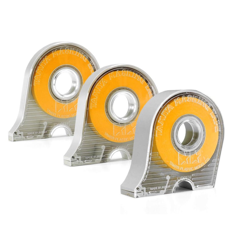 Tamiya Masking Tape with Dispensers 6mm & 10mm & 18mm Set of 3 Japan - Image 1