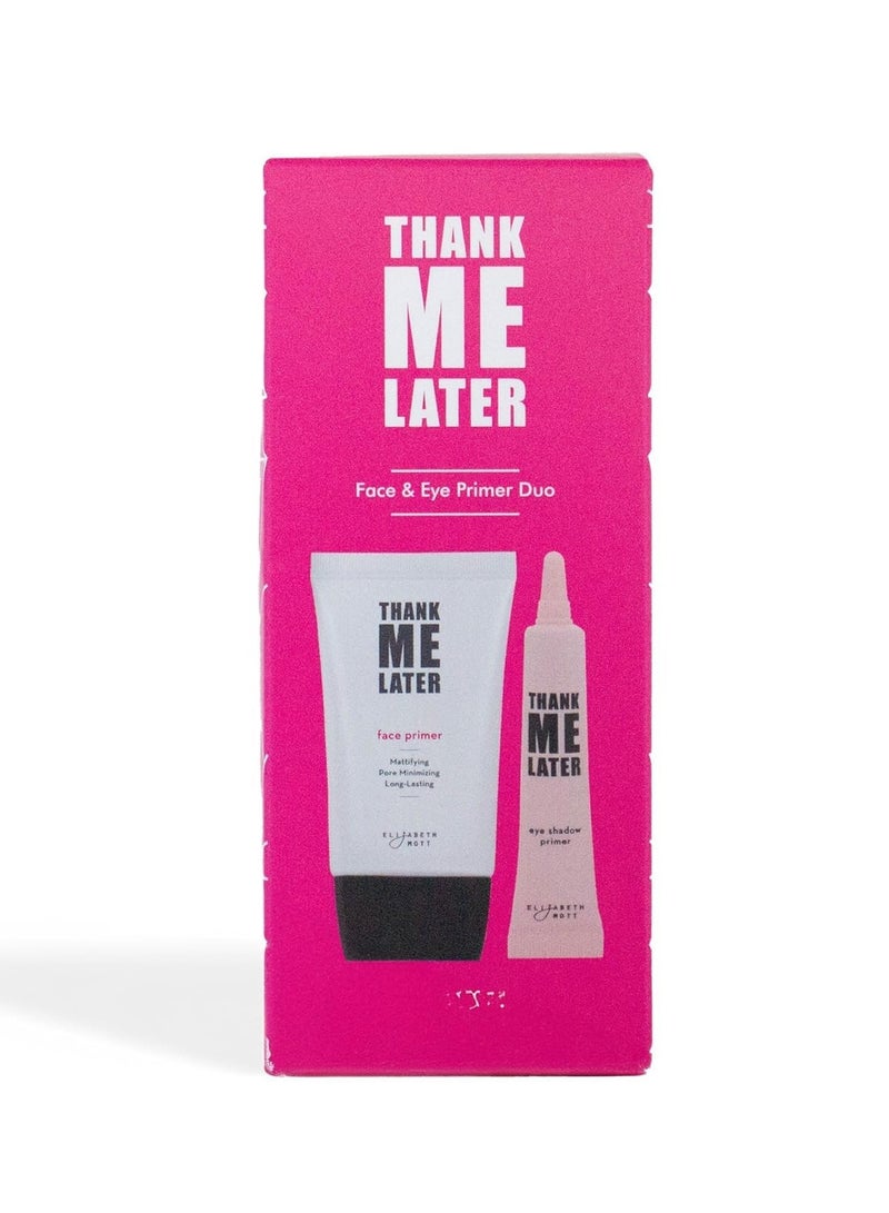 Elizabeth Mott Elizabeth Mott - Thank Me Later Eye & Face Matte Primer for Long-Lasting Makeup Gripping Formula, Shine & Oil Control, Pore Minimizer, Hides Wrinkles, Prevent Creasing for All-Day Wear - 10 g & 30 g - Image 2