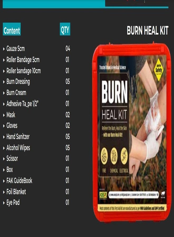 Jayco Burn Heal First Aid Kit by Add-on Safety (with all item inside) - Image 3