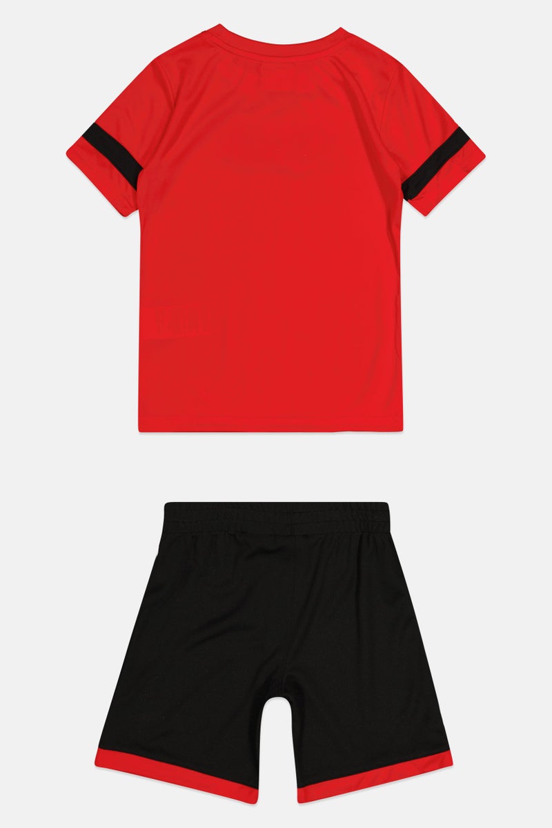 PUMA Kids Boy 2 Pieces Short Sleeve T-Shirt And Shorts Set, Multicolor - Image 3