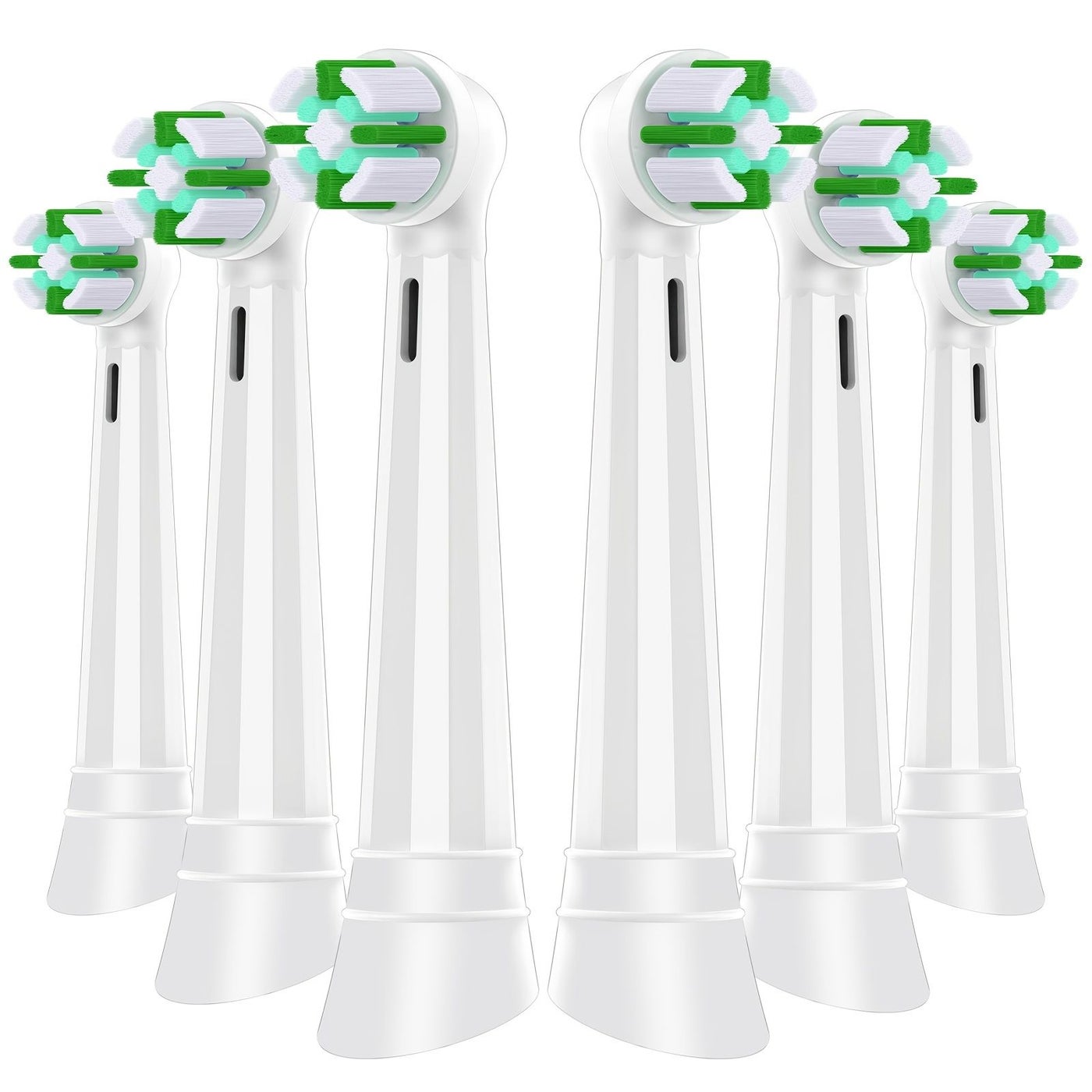 6 Pack Replacement Toothbrush Heads For Electric Toothbrush Color Black Compatible With Oral B I2 I3 I4 I5 I6 I7 I8 I9 I10 Ultimate Clean Medium Hard Bristles For Plaque Removal And Teeth Care Uncharg