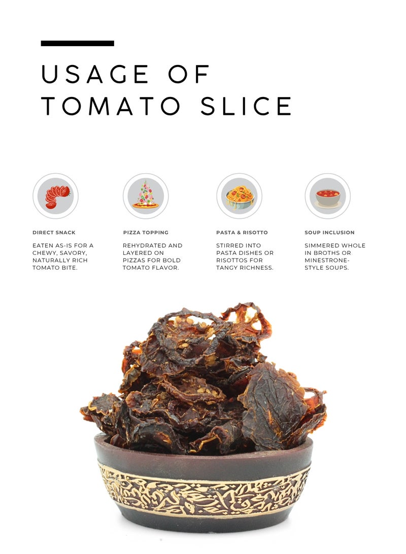 AWAFI MILL Dried Tomato Slices | Sun-Ripened Slices for Trail Mixes & Pantry Meal Prep - 100 g | 3.5 Oz - Image 3