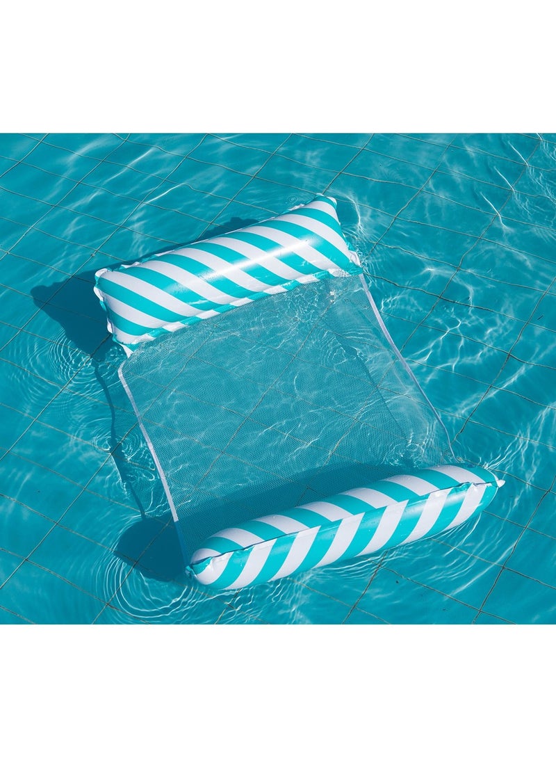NIBEMINENT 4-in-1 Hammock Inflatable Pool Float, Multi-Purpose Pool Hammock (Saddle, Lounge Chair, Hammock, Drifter) Pool Chair, Portable Water Hammock - Image 1