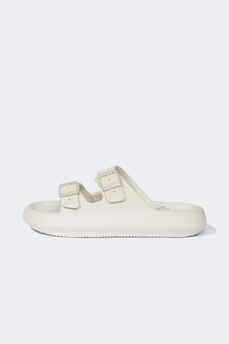 DeFacto Man Thick Sole Double Band Eva Slippers