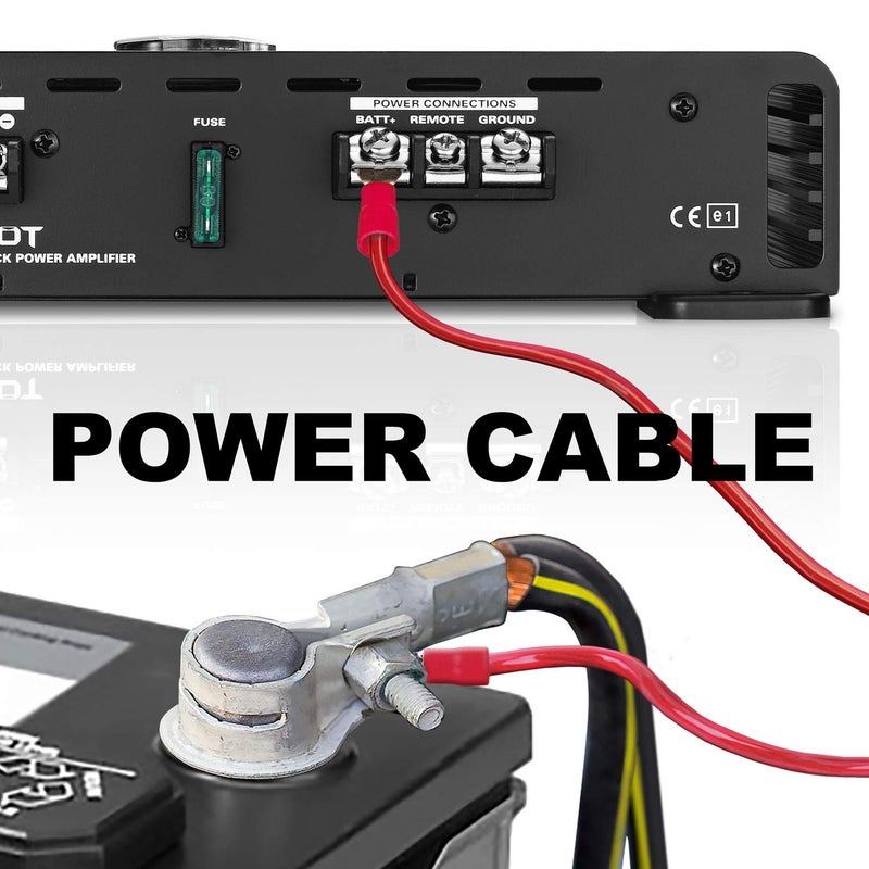 BOSS Audio Systems KIT10 4 Gauge Amplifier Installation Wiring Kit - A Car Helps You Make Connections and Brings Power to Your Radio, Subwoofers Speakers - Image 2