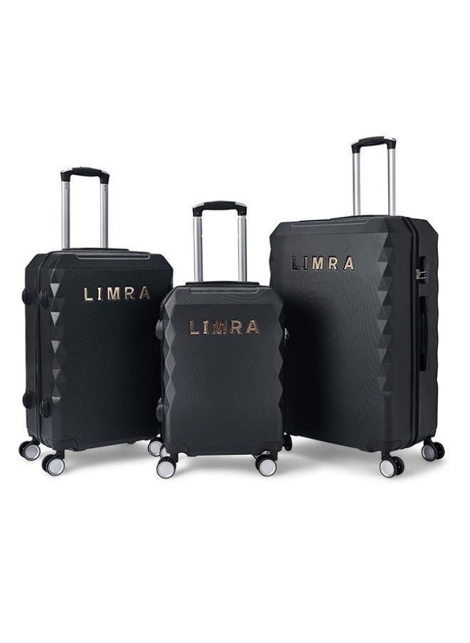 LIMRA A travel bag set consisting of 3 luggage bags black 