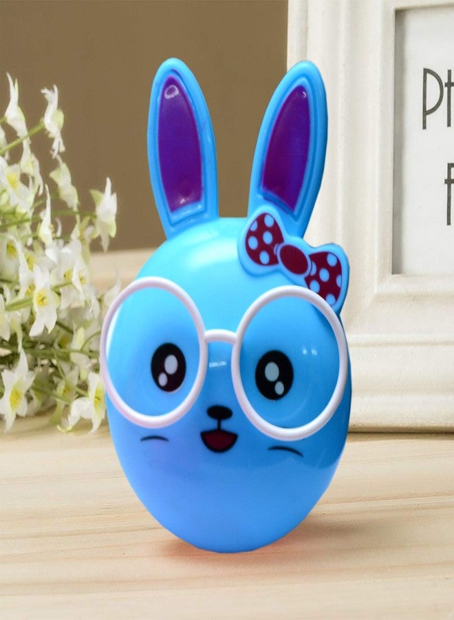 أسينشين مصباح ليلي للأطفال من أسينشن، مصباح استشعار، أرنب كاواي، مصباح بجانب سرير الطفل، جو دافئ ورومانسي (أزرق)، عبوة من قطعة واحدة - Image 1