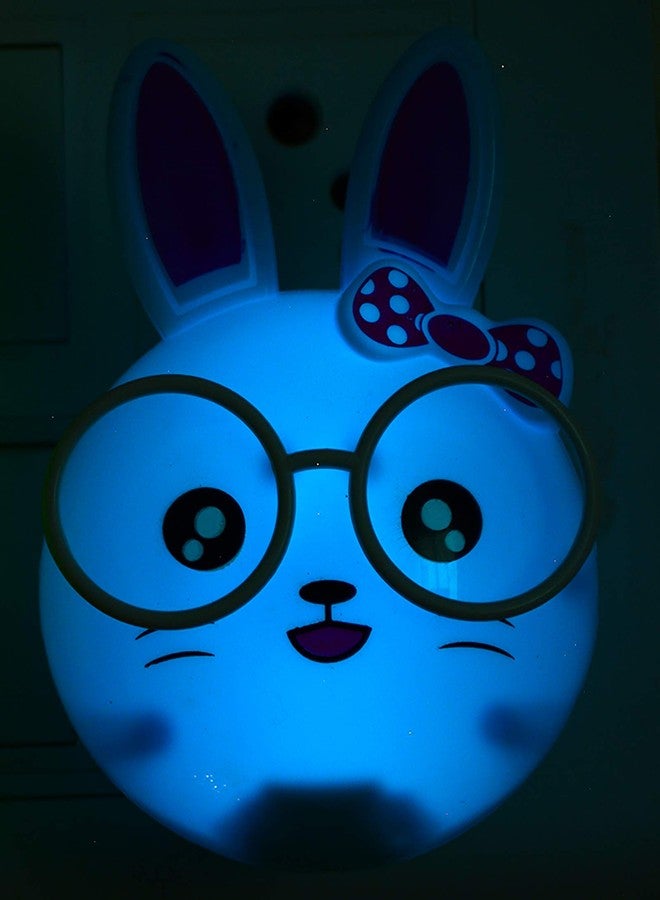 أسينشين مصباح ليلي للأطفال من أسينشن، مصباح استشعار، أرنب كاواي، مصباح بجانب سرير الطفل، جو دافئ ورومانسي (أزرق)، عبوة من قطعة واحدة - Image 3