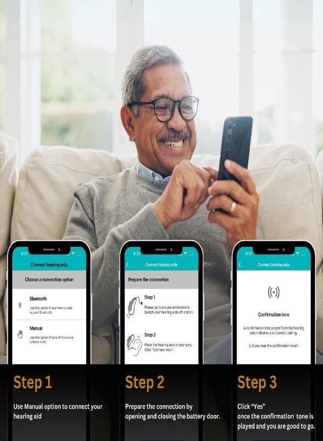 Vibe SP8 - Super Powerful Behind the Ear Hearing Aid, Automatic Noise Reduction, Frequency Adjustment, Sound Balance, Multi Directionality With App Control, Nationwide Remote Fitting Assistance. - Image 5
