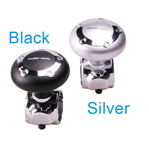 Hypersonic Vehicle Power Handle Car Steering Wheel Spinner Accessory Knob Universal Fit for Car (black) - Image 2