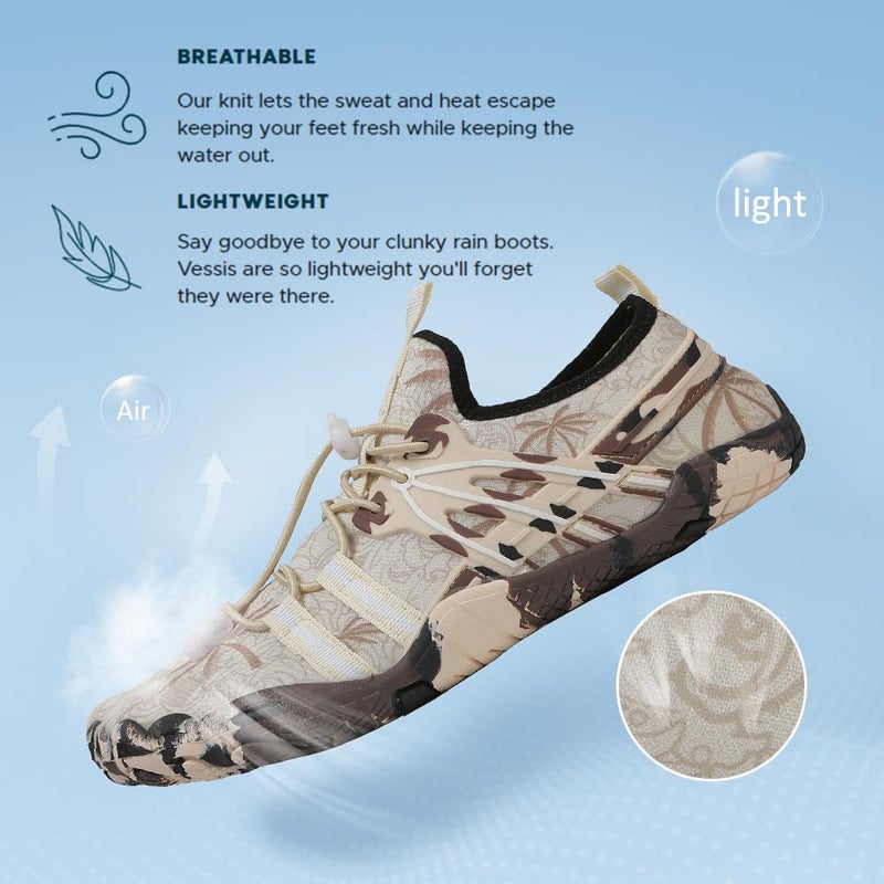ziitop Water Shoes for Women Men Beach Shoe Women Swim Pool River Barefoot Shoes Quick Dry Slip-on for Pool Beach Surf Water Park Yoga - Image 3