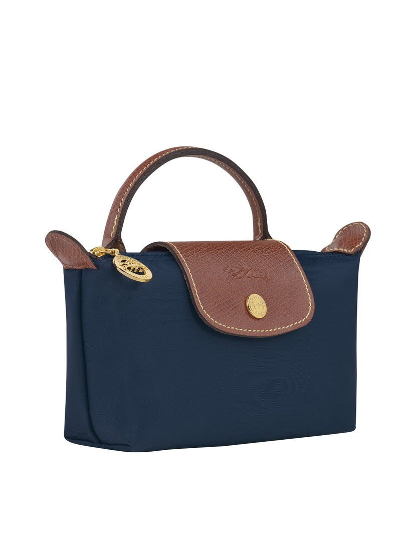 Long Women's Mini handbag,Crossbody Bags,Shoulder Bag Shoulder strap with buckle,Navy Classic Style - Image 5