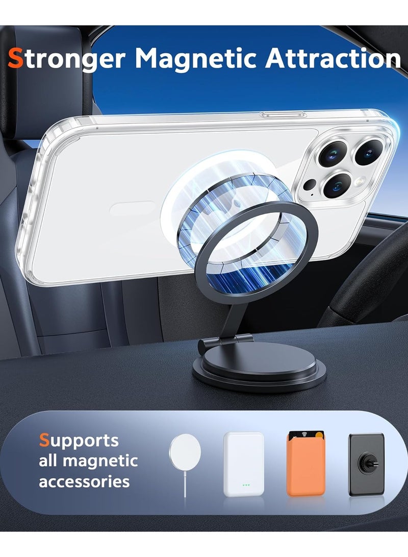 Mismo Magsafe Case for iPhone 12 Pro Max, Non-Yellowing Shockproof Phone Bumper Cover, Anti-Scratch Clear Back (Clear) - Image 5