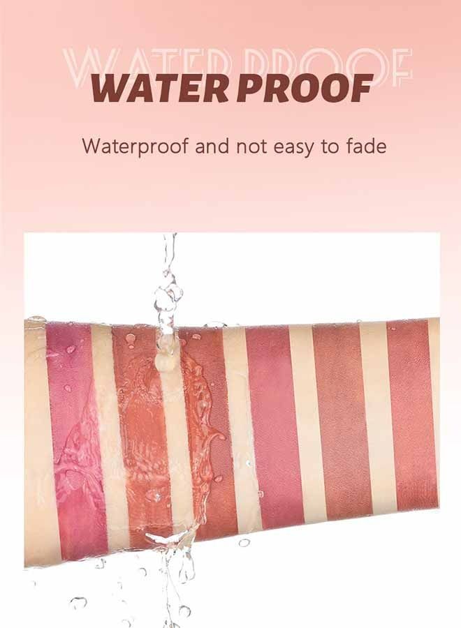 pudaier Velvet Lip Glaze(No.08),Has A Refreshing Texture, Easy To Color, Does Not Touch The Cup,Has A Long-Lasting Moisturizing Effect, With A Matte And Lip Filling Effect,Suitable For Use During Makeup - Image 3