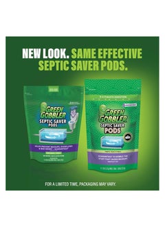 GREEN GOBBLER Green Gobbler Septic Saver Treatment Pods with Bacteria For Healthy Septic System, 6 Month Supply, 1.30 oz  - Image 3