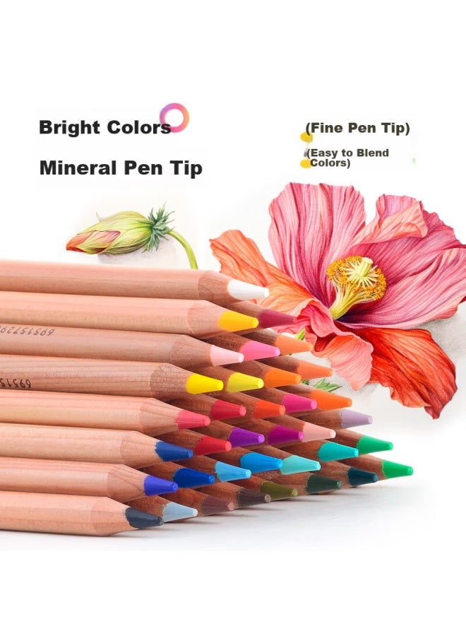 Marco Renoir Water-soluble Colored Pencils, 100 Colors, Tin Box Set, Professional Art Supplies Recommended By Art Teachers, Drawing And Coloring Pencils, Professional Art Student Birthday Gift, Back-to Supplies, Sketching - Image 2
