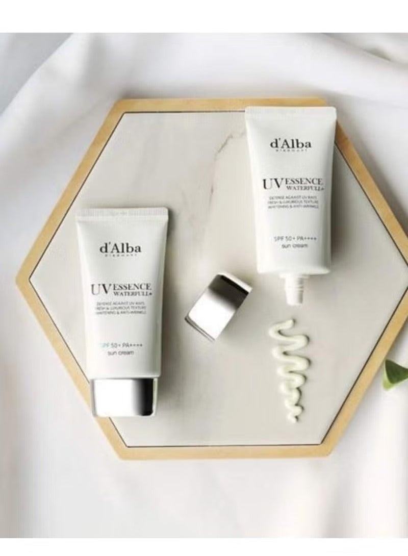 d'alba Piedmont Waterful Essence Sun Cream White Truffle Ingredients SPF50+ (White Truffle Sun Cream) - Image 2