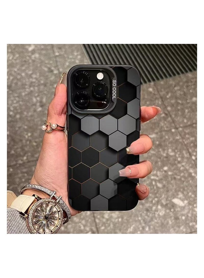 iPhone 16 Pro/16 Pro Max Case, 360 Full Body Coverage Shockproof Phone Cover, Four Corners with Anti -Fall Airbag Anti-Scratch Anti-fingerprint Case Cover(Black) - Image 1