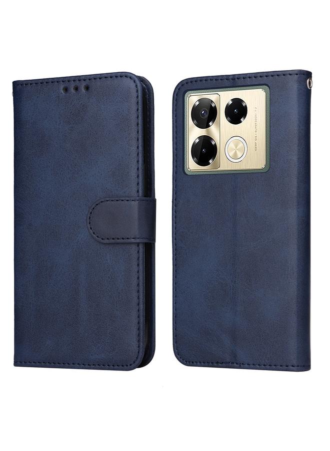 زبون جراب لهاتف Infinix Note 40 Pro 4G / 5G / Note 40 Pro+ جراب هاتف كلاسيكي من الجلد القابل للطي بملمس جلد العجل - Image 1