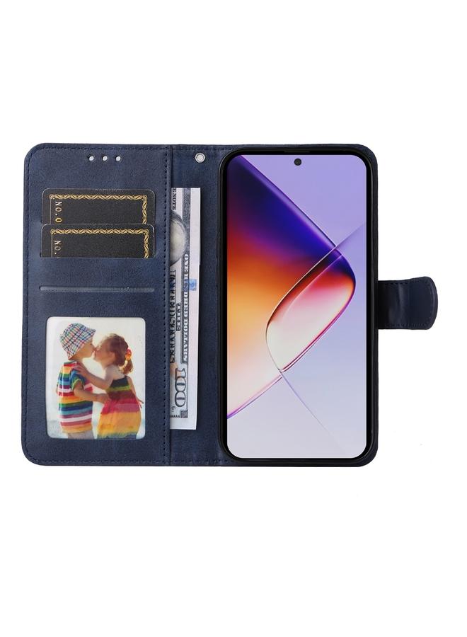 زبون جراب لهاتف Infinix Note 40 Pro 4G / 5G / Note 40 Pro+ جراب هاتف كلاسيكي من الجلد القابل للطي بملمس جلد العجل - Image 4