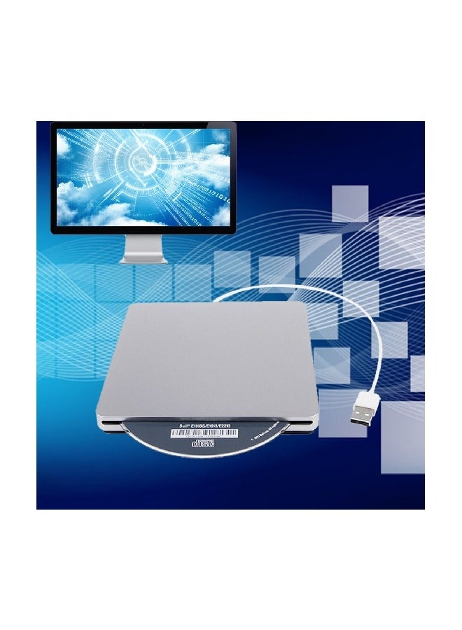 Loquat External DVD drive, USB portable CD player, burner, reader/writer, suitable for laptops, desktop computers, DVDs and CDs, can read videos and music  - Image 4