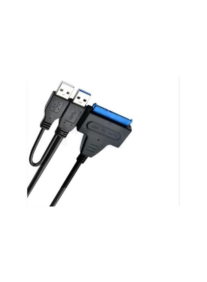 كابل توصيل هارد ساتا لاب توب USB 2.0 , متوافق مع الكمبيوتر - Image 3