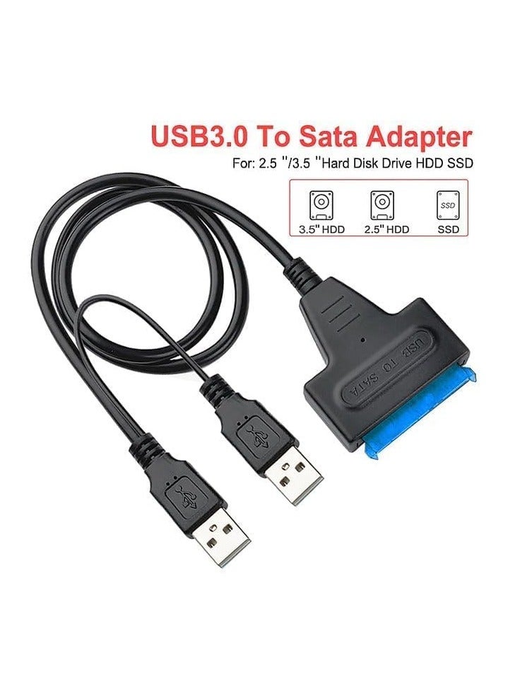 كابل توصيل هارد ساتا لاب توب USB 2.0 , متوافق مع الكمبيوتر - Image 4