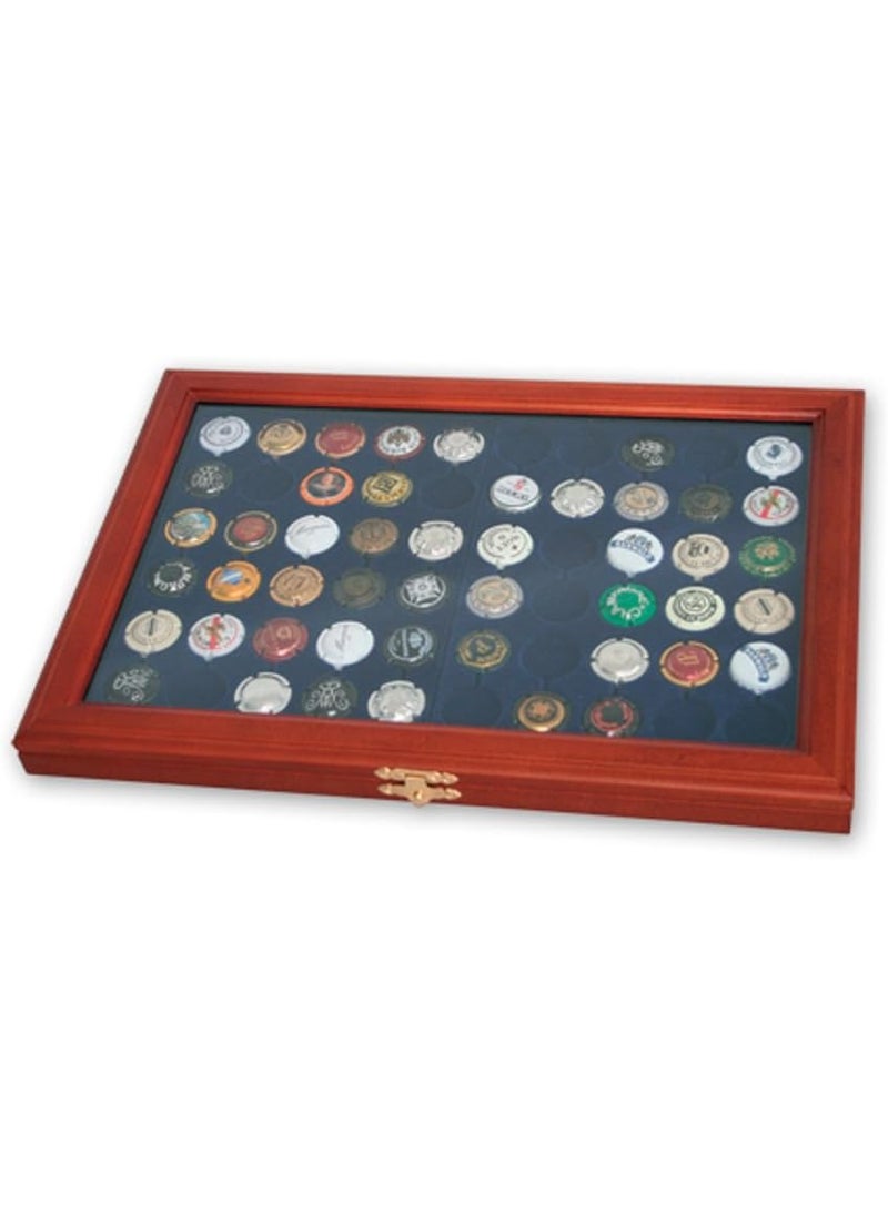 SAFE SAFE Bottle Cap Display Case for 60 Bottle Caps  - Image 1