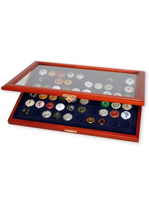 SAFE SAFE Bottle Cap Display Case for 60 Bottle Caps  - Image 4