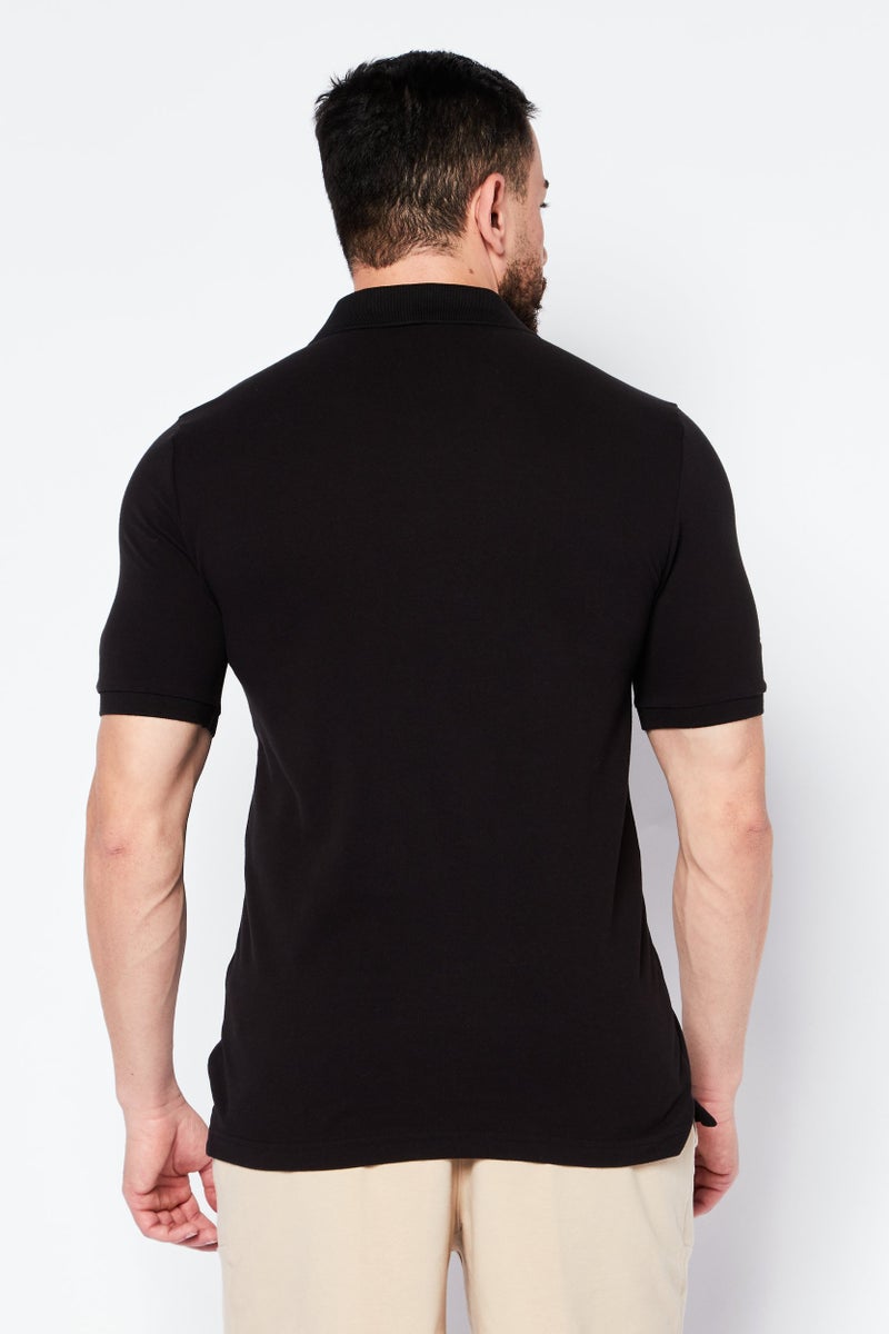 PUMA Puma x Scuderia Ferrari Men Sportswear Fit Short Sleeve Training Polo Shirt, Black  - Image 4