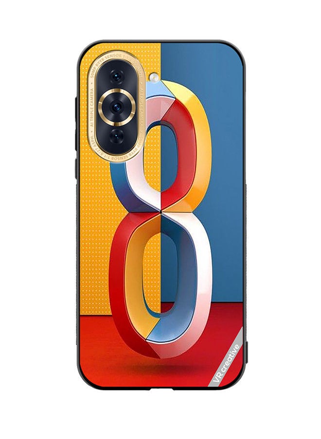 VR CREATIVE - Protective Case Cover For Huawei Nova 10 Pro Number 8 Design Multicolour - Image 1