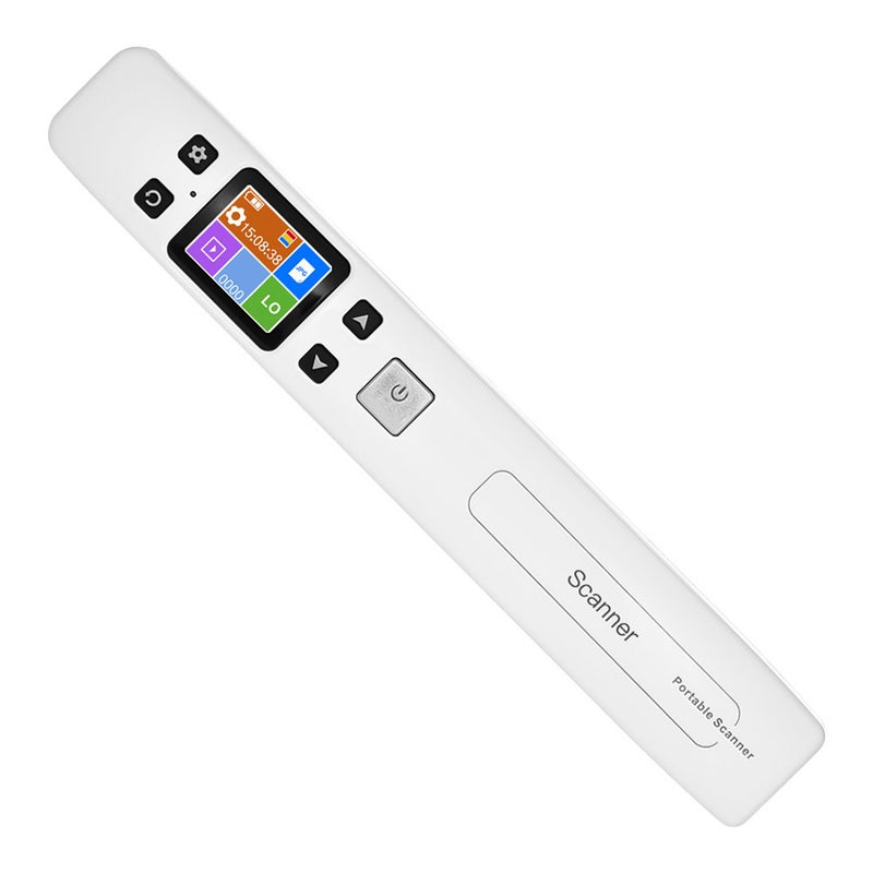 Portable Scanner: HD 300/600/1050DPI Resolution - Double Roller Zero Margin Design Handheld Wand Scanner for Home Office Document Scanning - Image 1