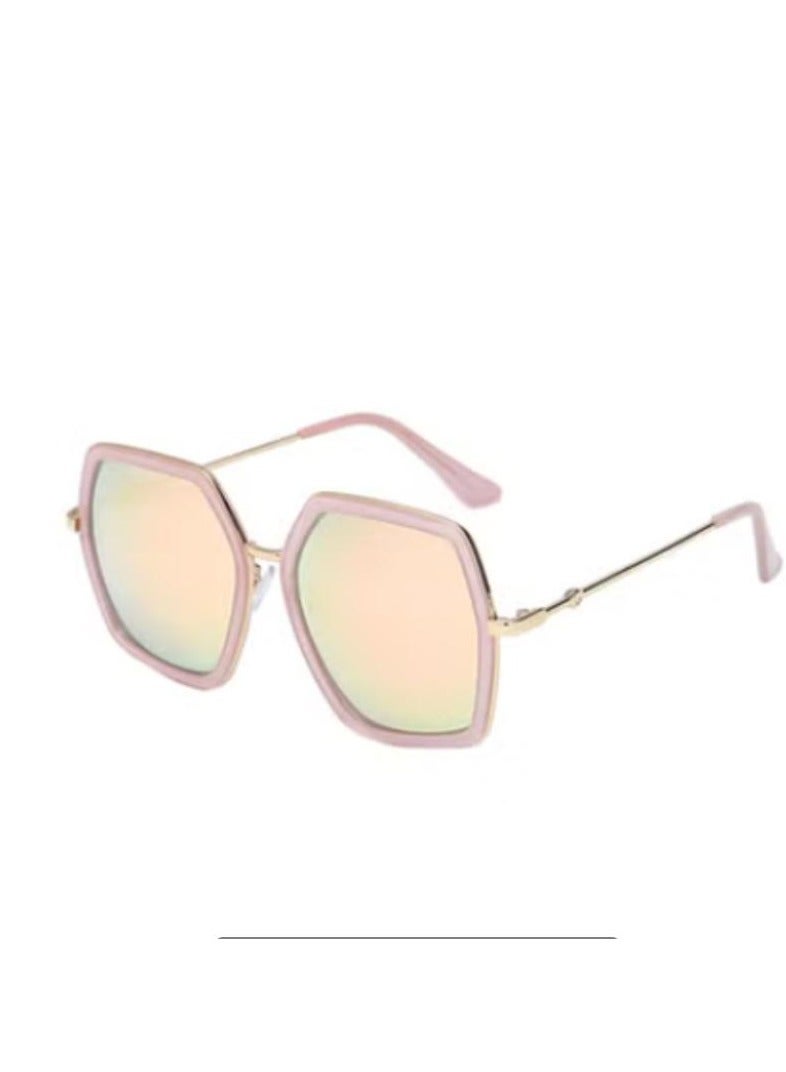 Nariele UV Protection Asymmetrical Sunglasses Pink