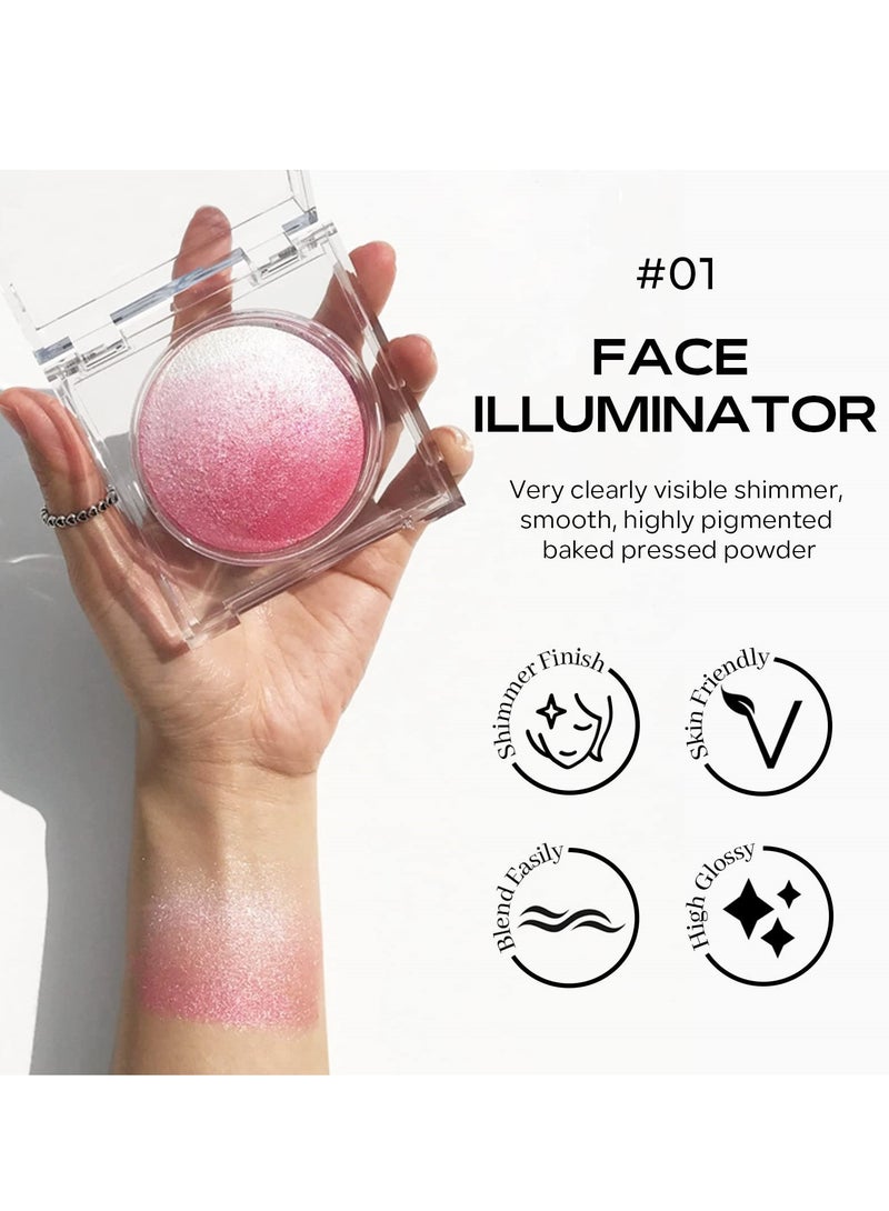 SOLARAE Blusher, Long Lasting and Sweat Resistant Non Greasy Blush & Glow Matte Blusher Brighten Skin Color Shimmery or Matte Blusher - Image 3