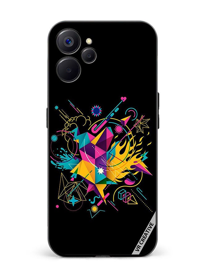 VR CREATIVE Protective Case Cover For Realme 10 5G Art Design Multicolour - Image 1