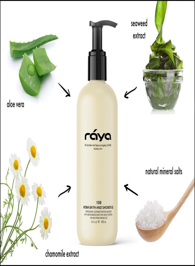Raya Aroma Bath and Shower Gel 16 oz (108 | Gentle and Moisturizing Body Cleanser | Great for All Skin - Image 2