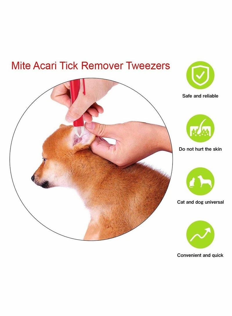 Excefore Pet Lice Clip Tick Remover Tool Tweezer - Image 3