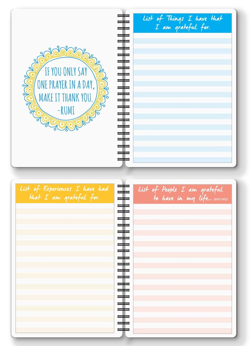 Nourish A5 Gratitude Journal for - 6 Months Hardcover - Image 4