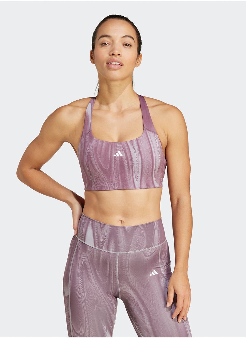 Adidas Powerimpact 3 Stripe Bra  - Image 1