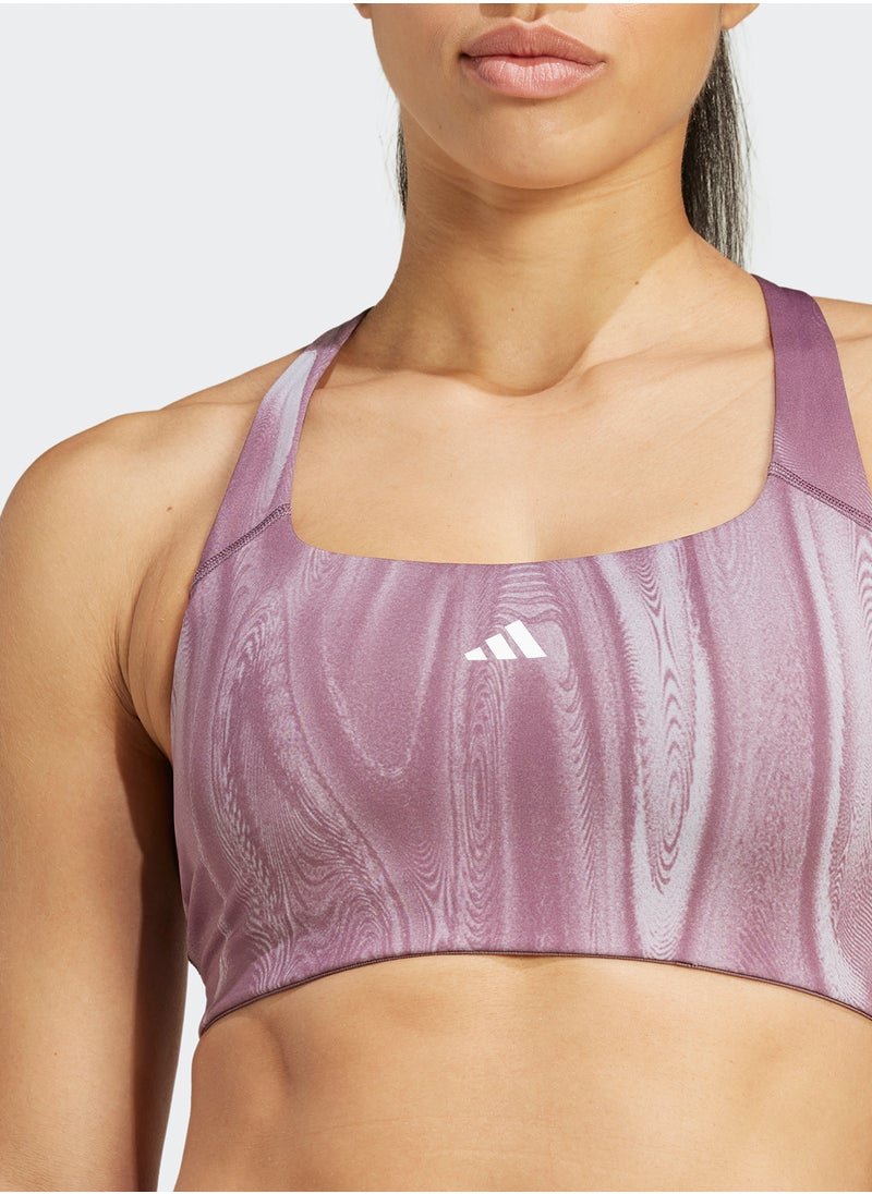 Adidas Powerimpact 3 Stripe Bra  - Image 3