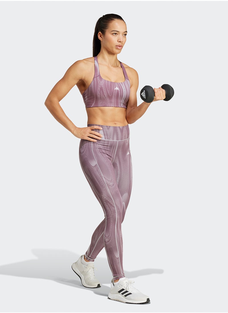 Adidas Powerimpact 3 Stripe Bra  - Image 5