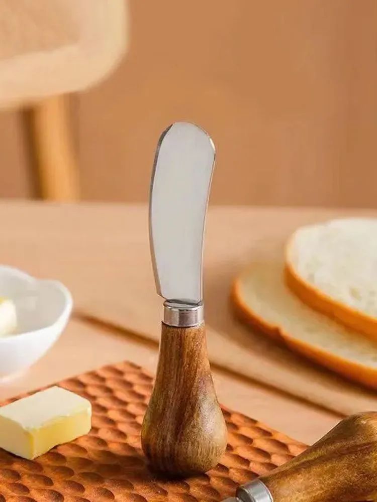 Butter Jam Cheese Smudge Knife Vertical Small Sputter Silver - Image 4