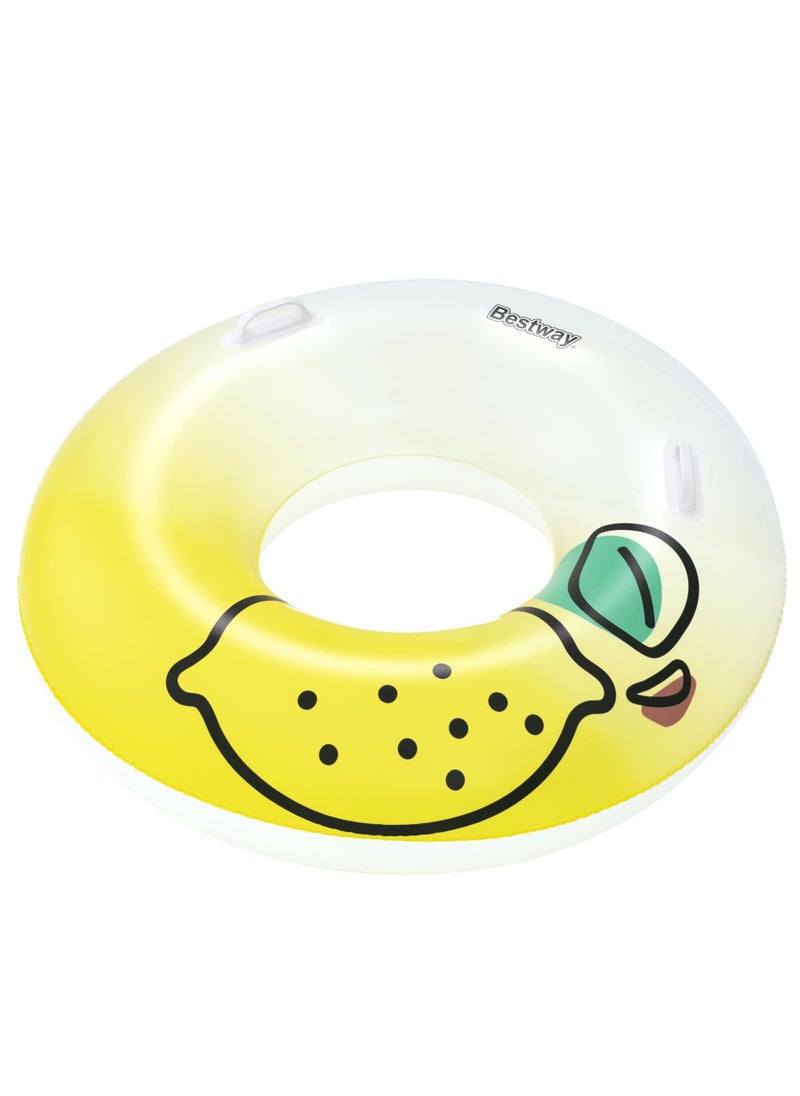 Bestway Bestway Swim Ring Lemon Tube 1.14M | Pool Float | Summer Water Toy | Pool & Beach Toy  - Image 1