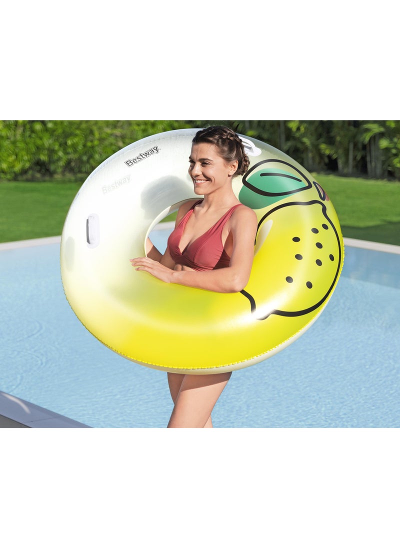 Bestway Bestway Swim Ring Lemon Tube 1.14M | Pool Float | Summer Water Toy | Pool & Beach Toy  - Image 3