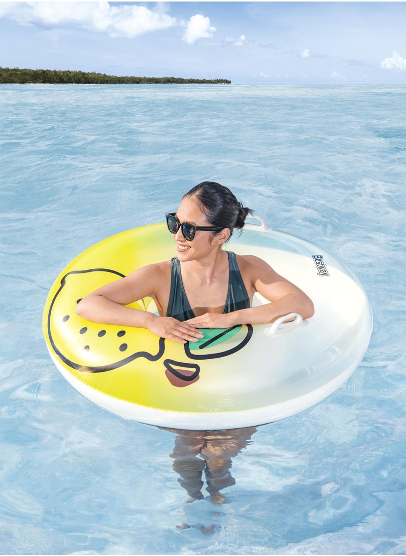 Bestway Bestway Swim Ring Lemon Tube 1.14M | Pool Float | Summer Water Toy | Pool & Beach Toy  - Image 5