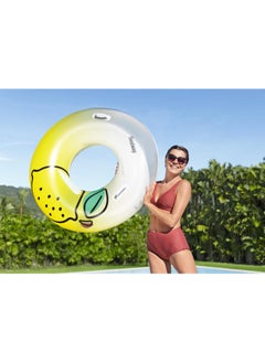 Bestway Bestway Swim Ring Lemon Tube 1.14M | Pool Float | Summer Water Toy | Pool & Beach Toy  - Image 2