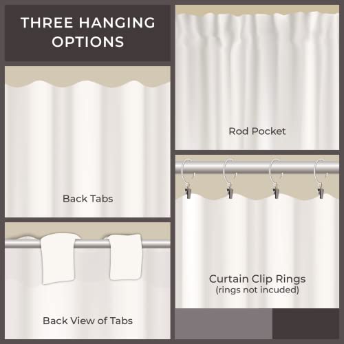 Piper Classics Market Place Gray Ticking Stripe Tier Curtains - Image 3