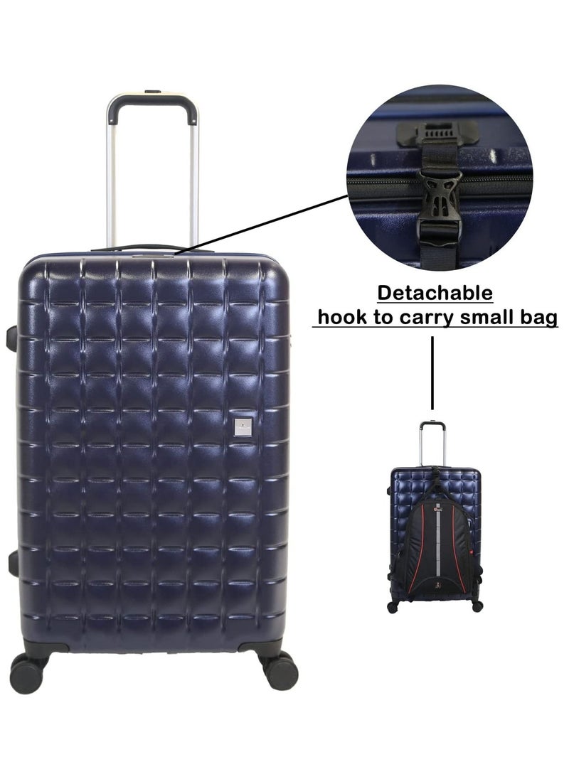 Track Suitcase Luggage Set with Laptop Compartment  Hard Side Lightweight Travel Luggage set of 2 Trolley With Spinner Wheels & Lock (21/29 Inches)  - Image 2