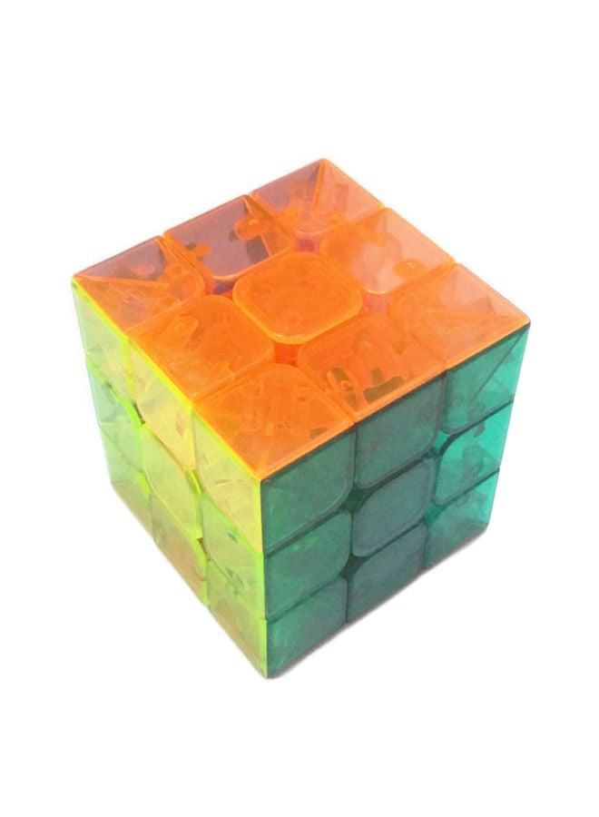NIBEMINENT 3x3x3 Cube Transparent Magic Stickerless Rubic - Image 1